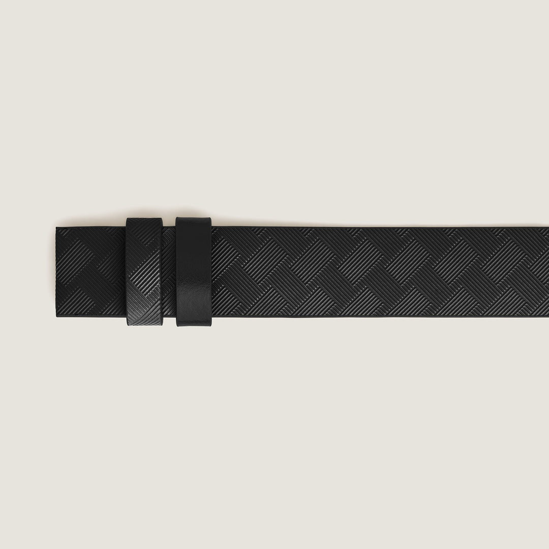 Montblanc Black Extreme 3.0/black Meisterstück 30mm reversible leather strap MB220581