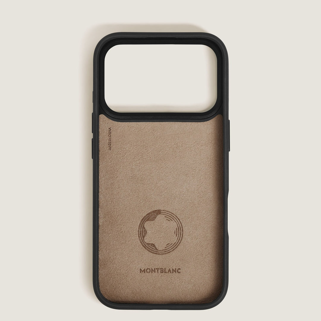 Montblanc Hardshell Case for iPhone 17 Pro in Sartorial Leather MB220600