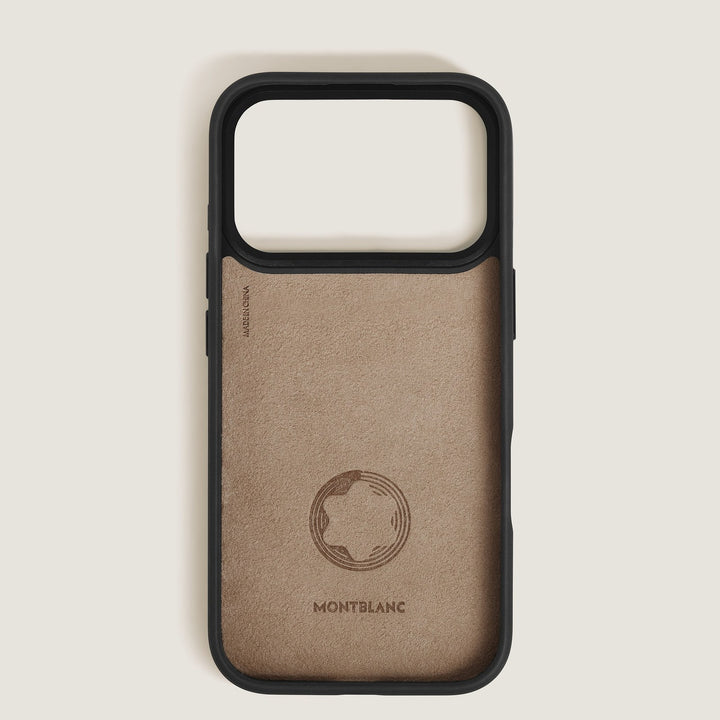 Montblanc Hardshell Case for iPhone 17 Pro in Sartorial Leather MB220600