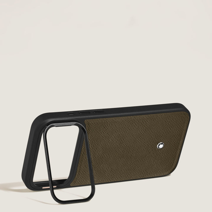 Montblanc Hardshell Case for iPhone 17 Pro Max in Sartorial Leather MB220602