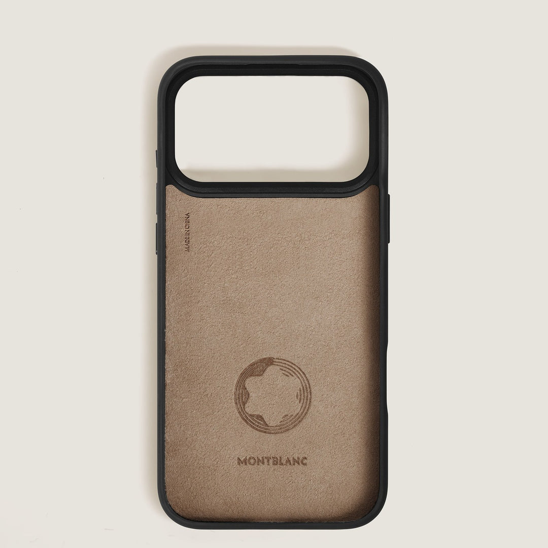 Montblanc Hardshell Case for iPhone 17 Pro Max in Sartorial Leather MB220603