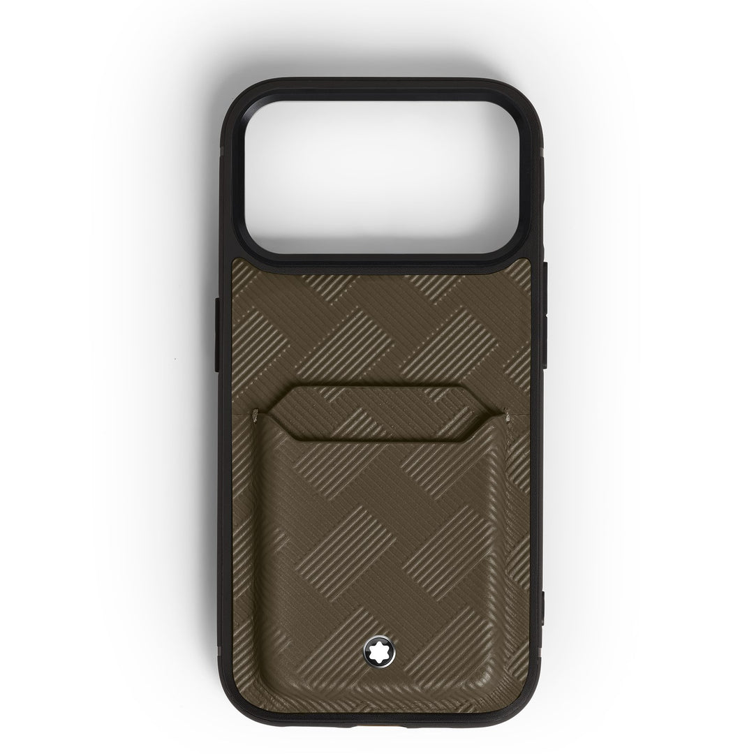 Montblanc Hardshell Case for iPhone 17 Pro with 2cc in Extreme Leather MB220605