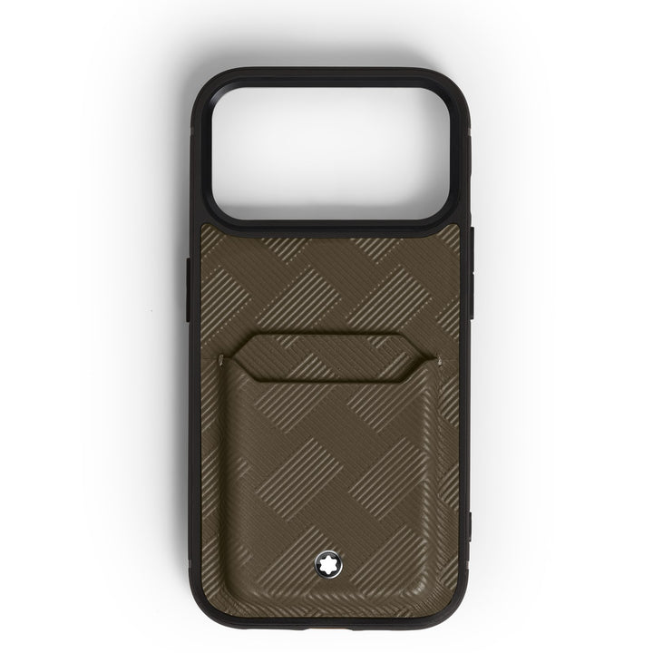 Montblanc Hardshell Case for iPhone 17 Pro with 2cc in Extreme Leather MB220605