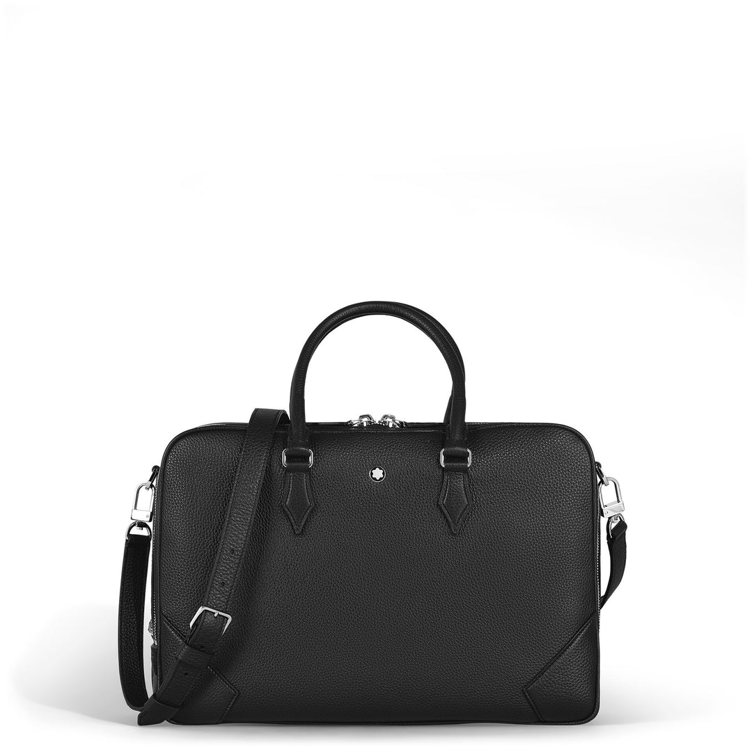 Montblanc Large Briefcase in Grain Leather MB221251
