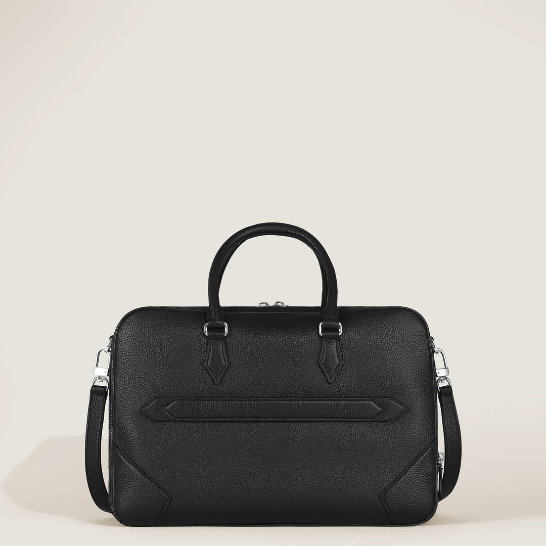 Montblanc Large Briefcase in Grain Leather MB221251