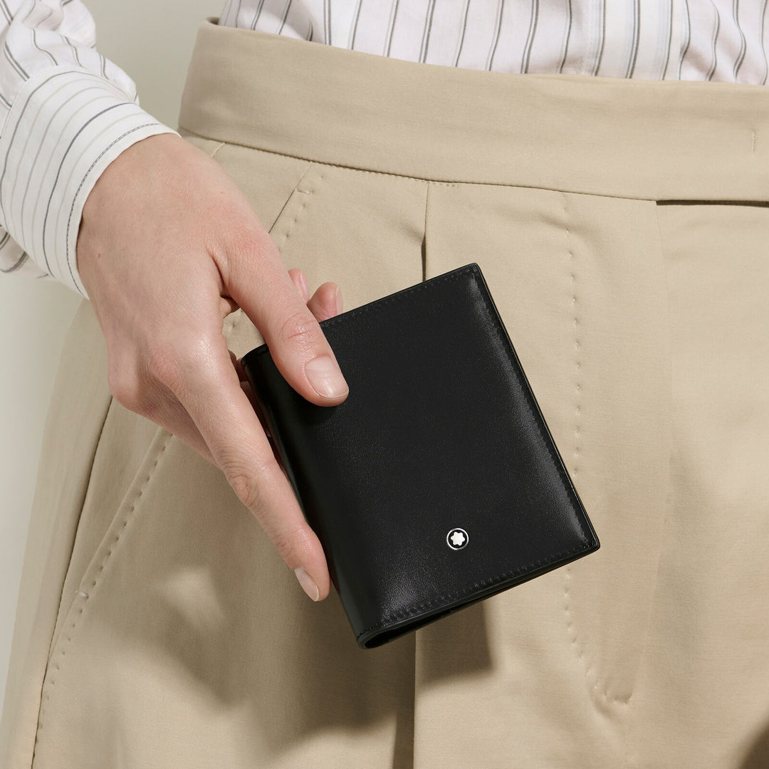 Montblanc Compact Wallet 6cc in Meisterstück Leather MB221322