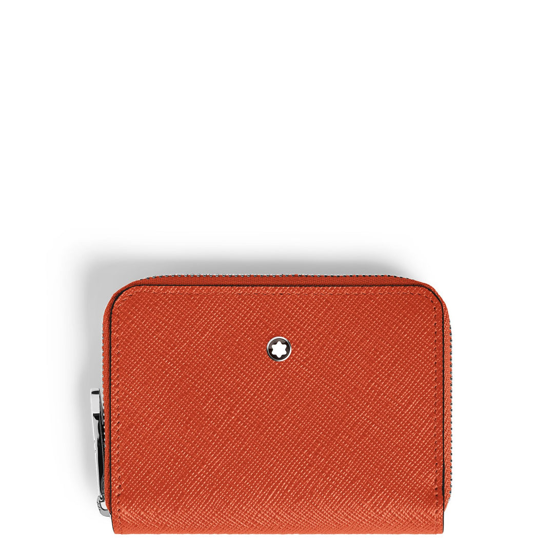 Montblanc Mini Wallet 2cc with Zip in Sartorial Leather MB221340