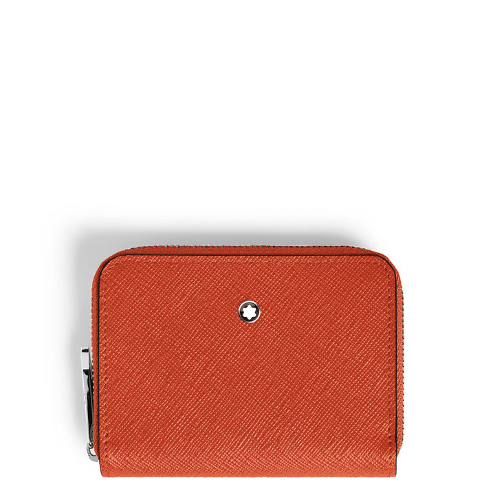 Montblanc Mini Wallet 2cc with Zip in Sartorial Leather MB221340