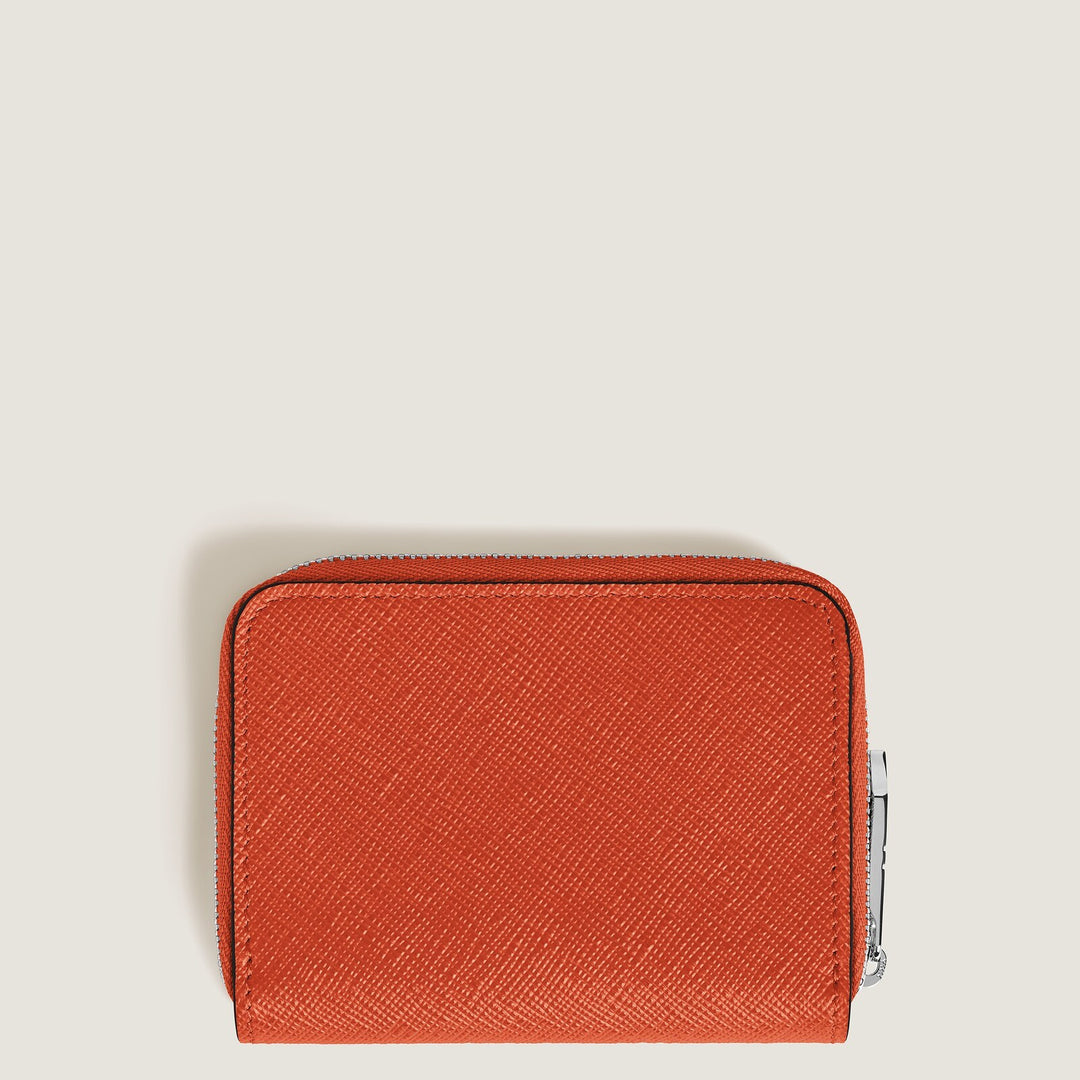 Montblanc Mini Wallet 2cc with Zip in Sartorial Leather MB221340