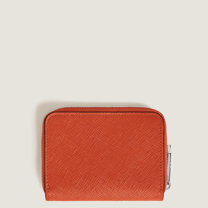 Montblanc Mini Wallet 2cc with Zip in Sartorial Leather MB221340