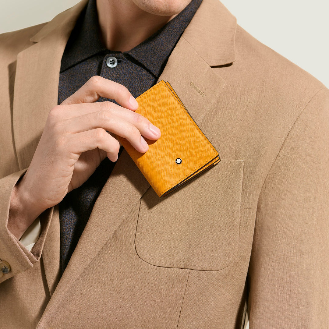 Montblanc Card Holder 4cc in Sartorial Leather MB221344