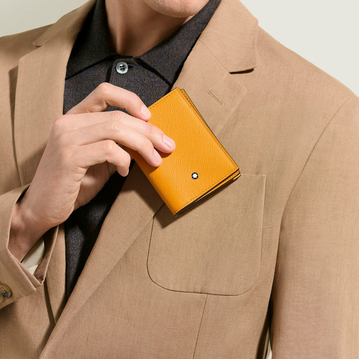Montblanc Card Holder 4cc in Sartorial Leather MB221344