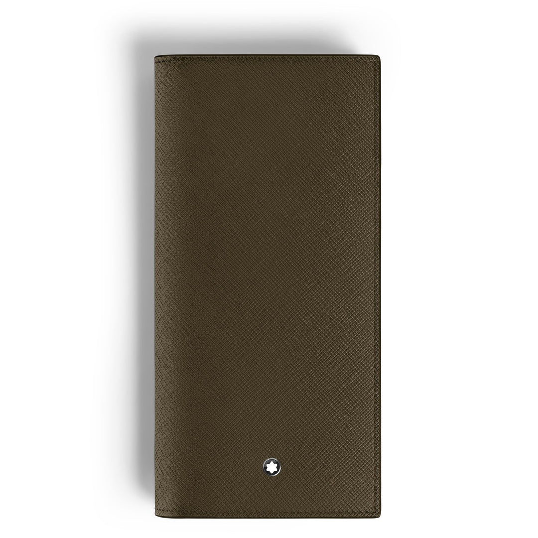 Montblanc Long Wallet 14cc with Zip in Sartorial Leather MB221364