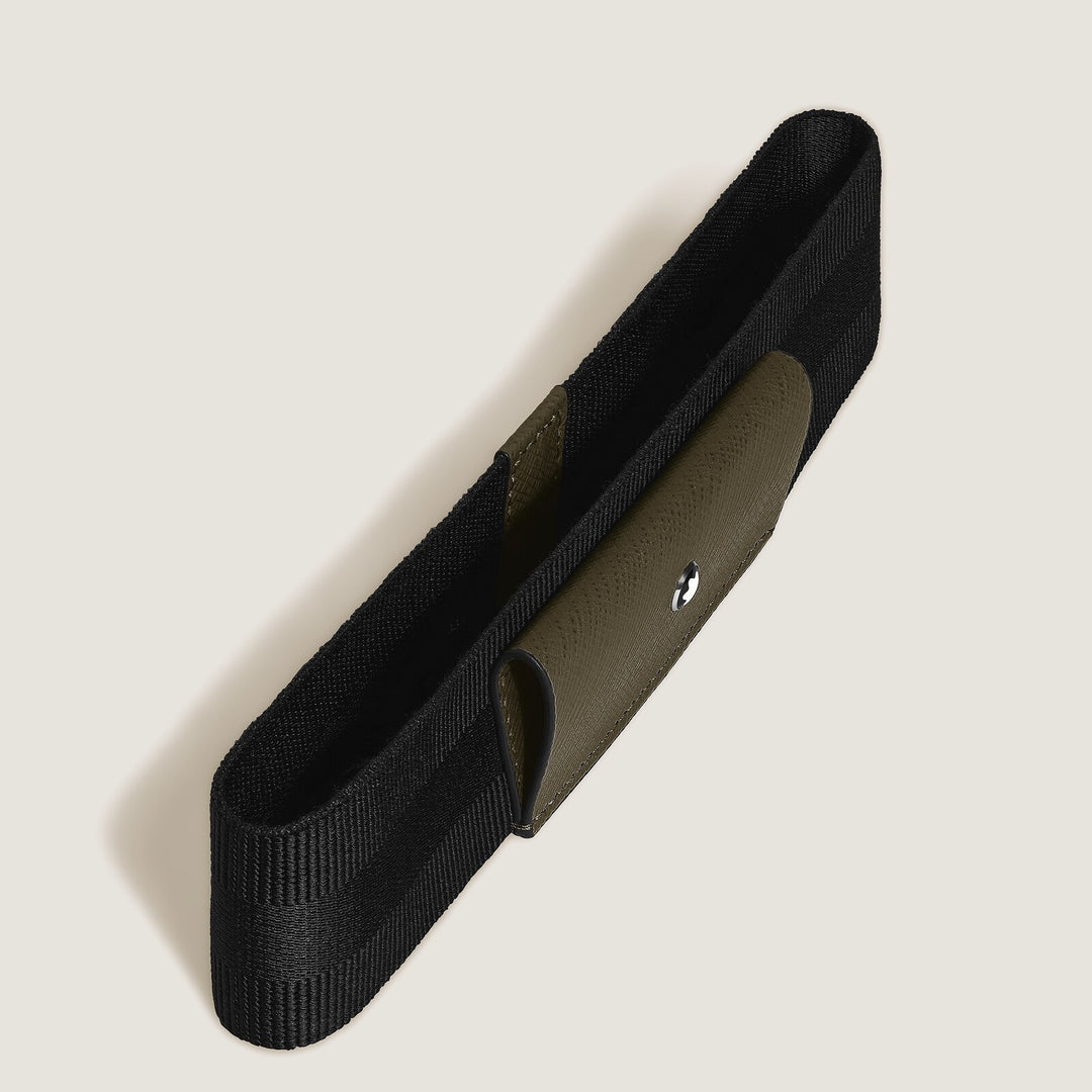 Montblanc 1-Pen Loop with Elastic Band in Sartorial Leather MB221378