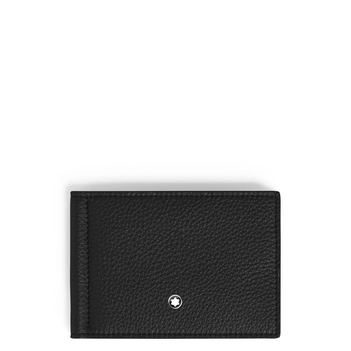 Montblanc Wallet 6cc with Money Clip in Grain Leather MB221402