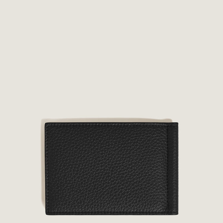 Montblanc Wallet 6cc with Money Clip in Grain Leather MB221402