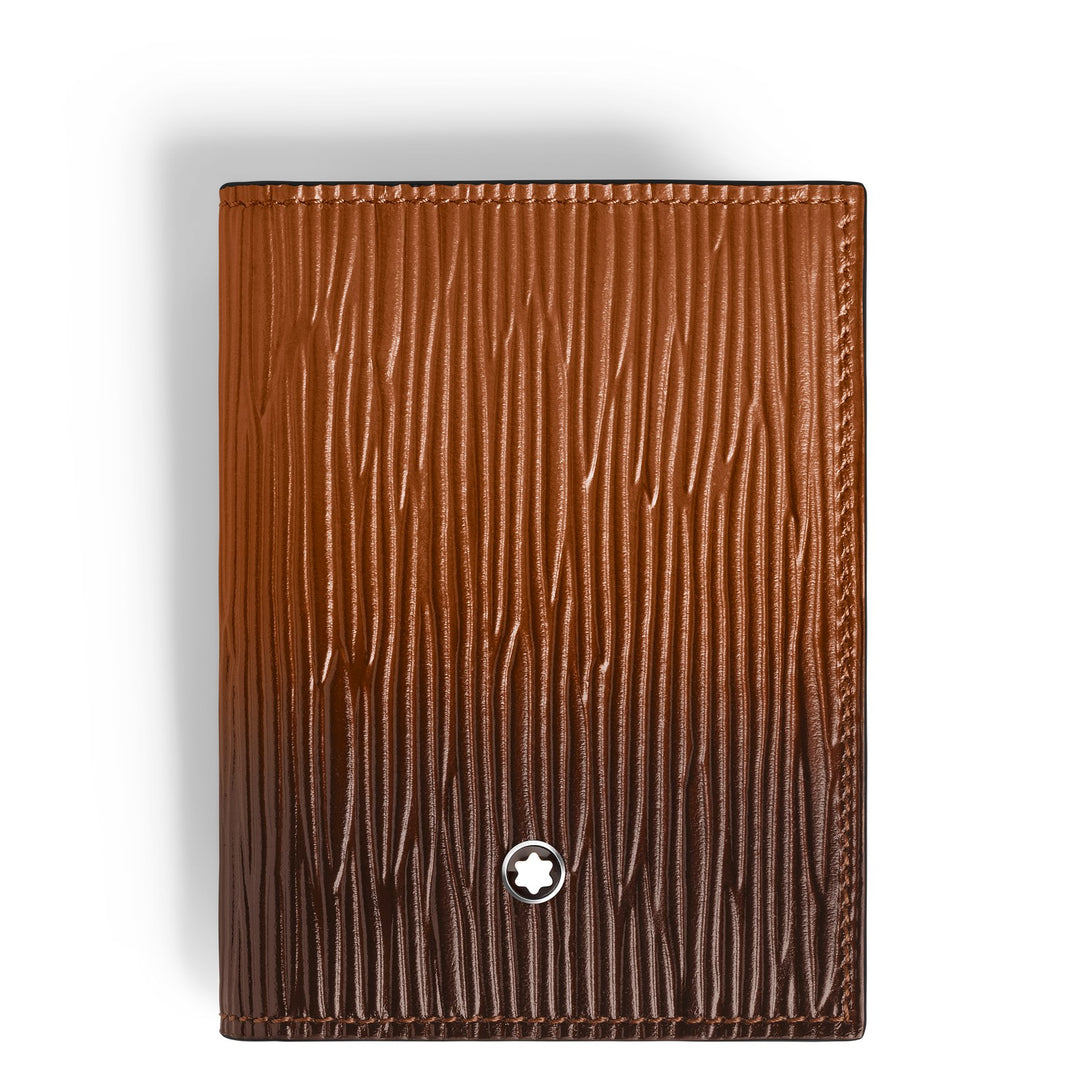 Montblanc Card Holder 4cc in Corteccia Sfumato Leather MB221406