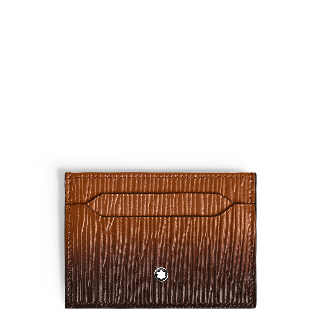 Montblanc Card Holder 5cc in Corteccia Sfumato Leather MB221408