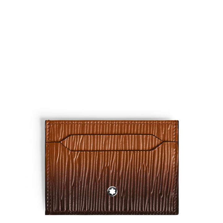 Montblanc Card Holder 5cc in Corteccia Sfumato Leather MB221408