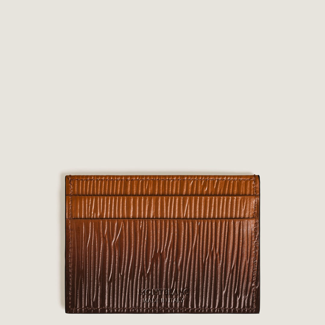 Montblanc Card Holder 5cc in Corteccia Sfumato Leather MB221408