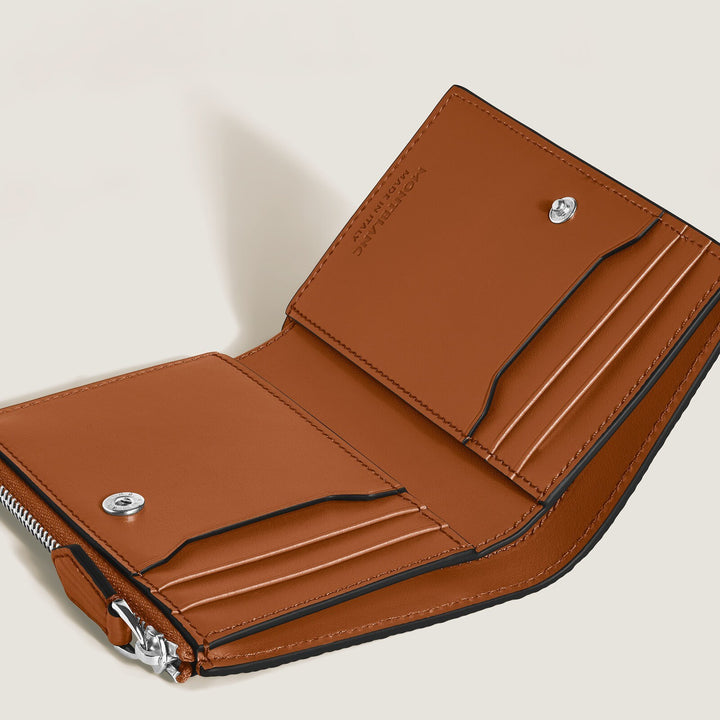 Montblanc Mini Vertical Wallet 6cc in Corteccia Sfumato Leather MB221412