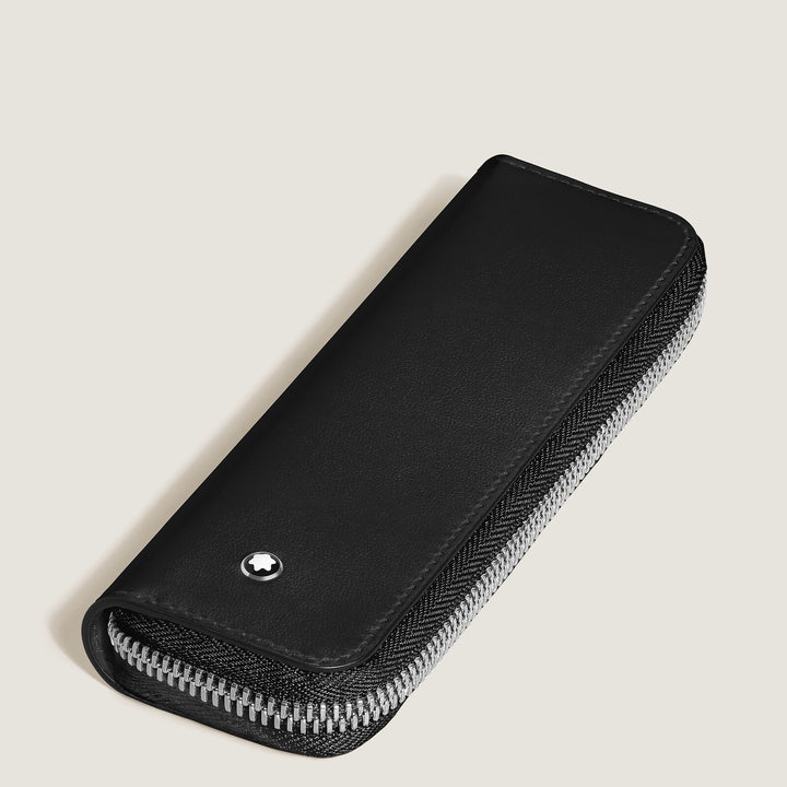 Montblanc 1-Pen Pouch with zip in Meisterstück Leather MB221444