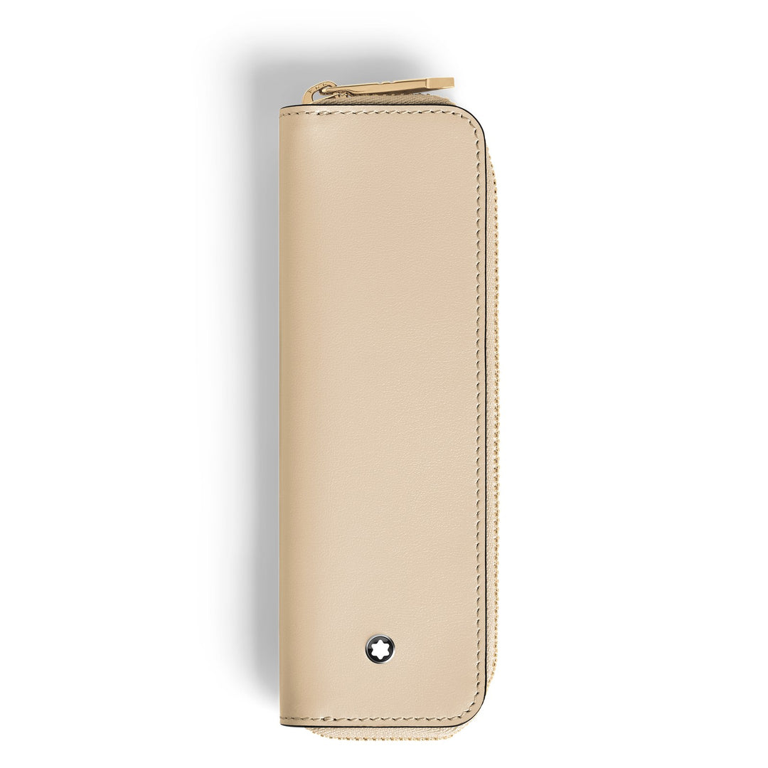 Montblanc 1-Pen Pouch with zip in Meisterstück Leather MB221446