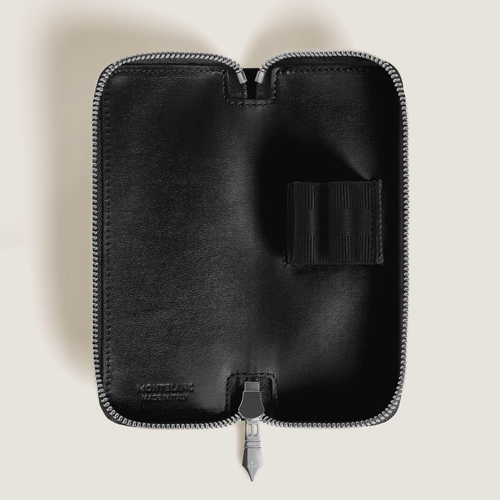 Montblanc 2-Pen Pouch with zip in Meisterstück Leather MB221452