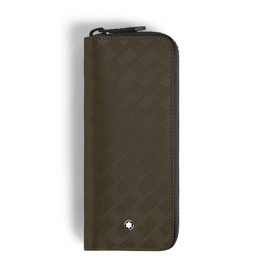 Montblanc 2-Pen Pouch with zip in Extreme Leather MB221458