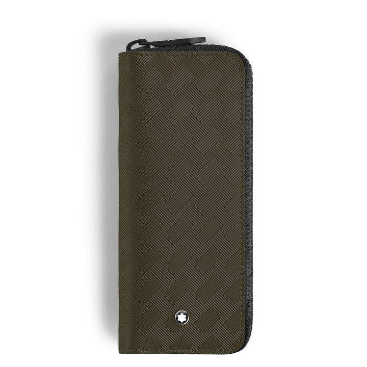 Montblanc 2-Pen Pouch with zip in Extreme Leather MB221458