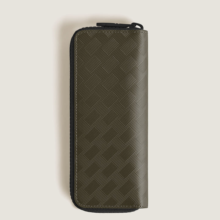 Montblanc 2-Pen Pouch with zip in Extreme Leather MB221458