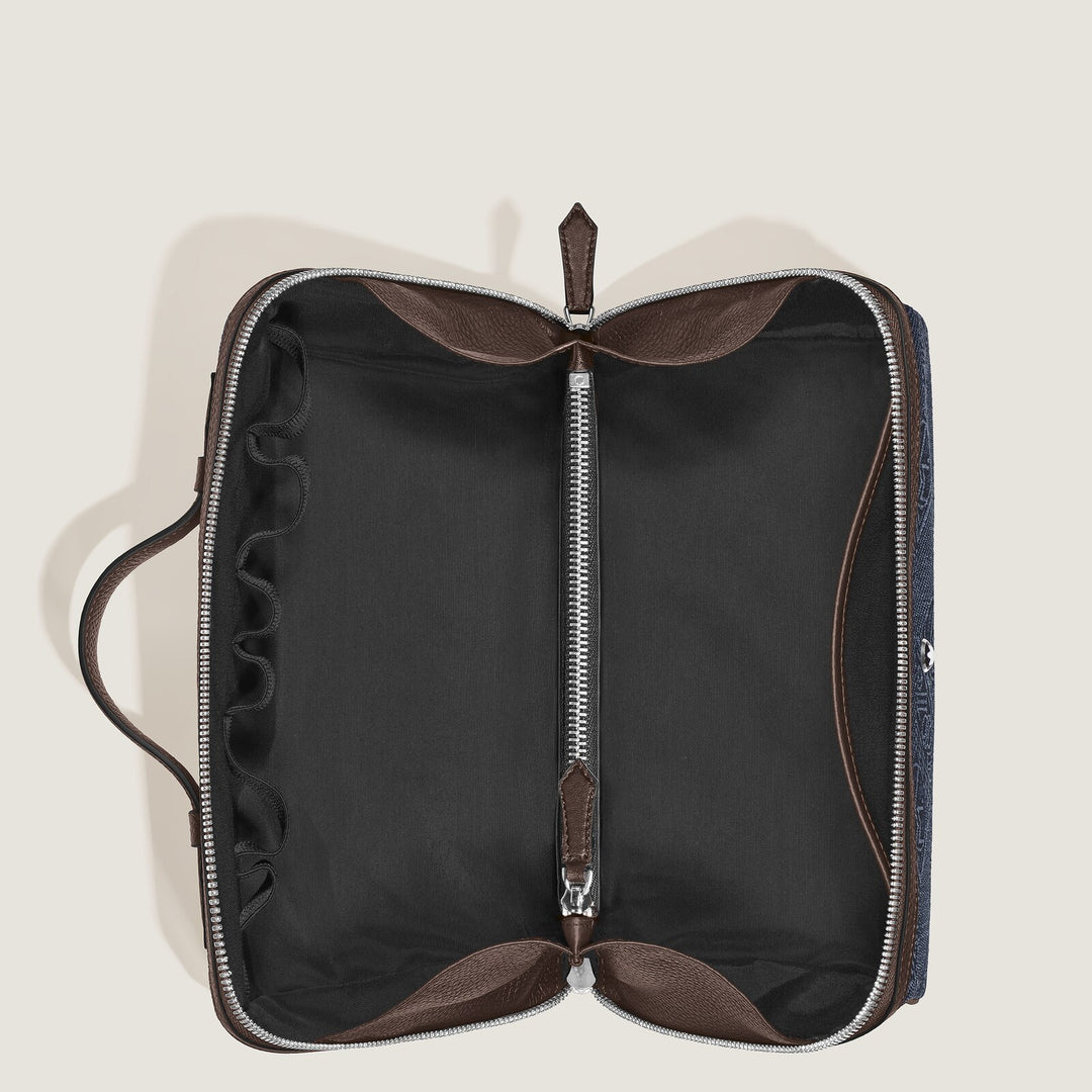 Montblanc Toiletry Case in 4810 Denim MB221502