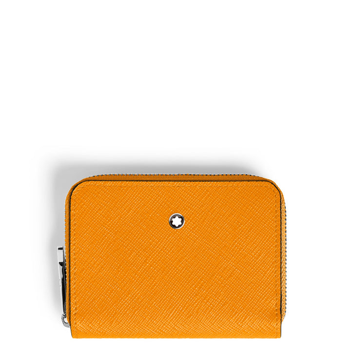 Montblanc Mini Wallet 2cc with Zip in Sartorial Leather MB221504