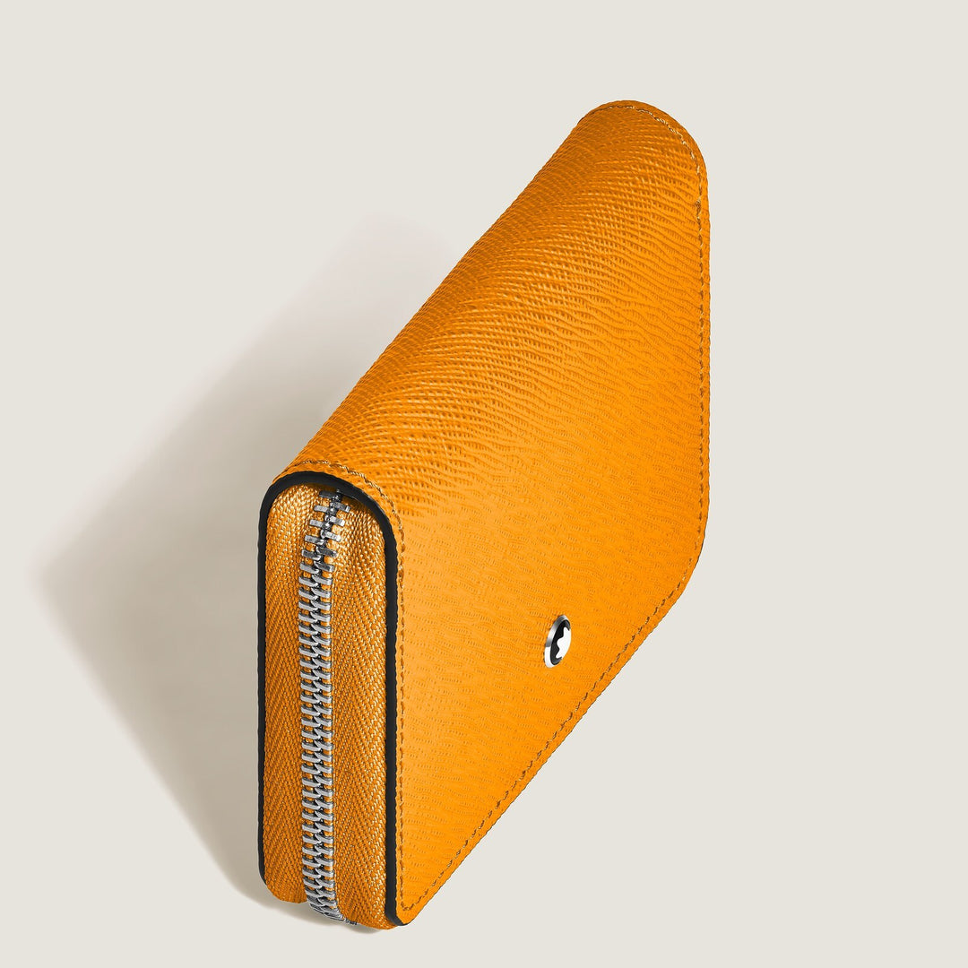 Montblanc Mini Wallet 2cc with Zip in Sartorial Leather MB221504