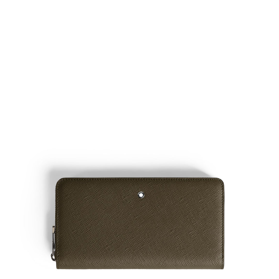 Montblanc Continental Wallet 12cc with zip in Sartorial Leather MB221506