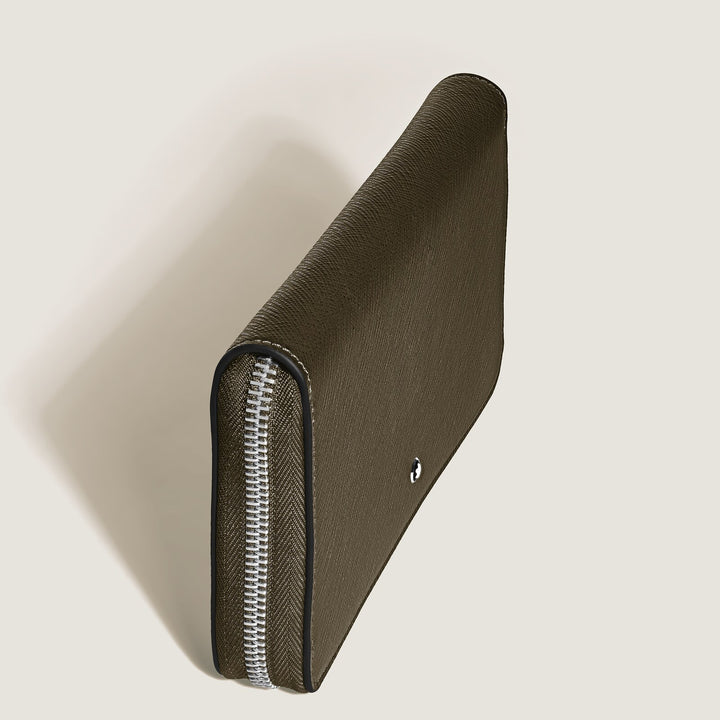 Montblanc Continental Wallet 12cc with zip in Sartorial Leather MB221506