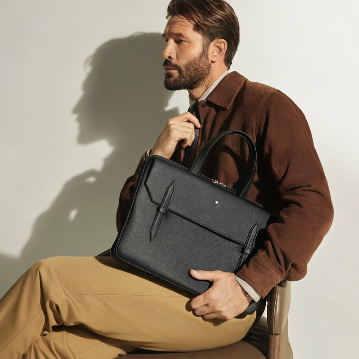 Montblanc Thin Briefcase in Sartorial Leather MB221538