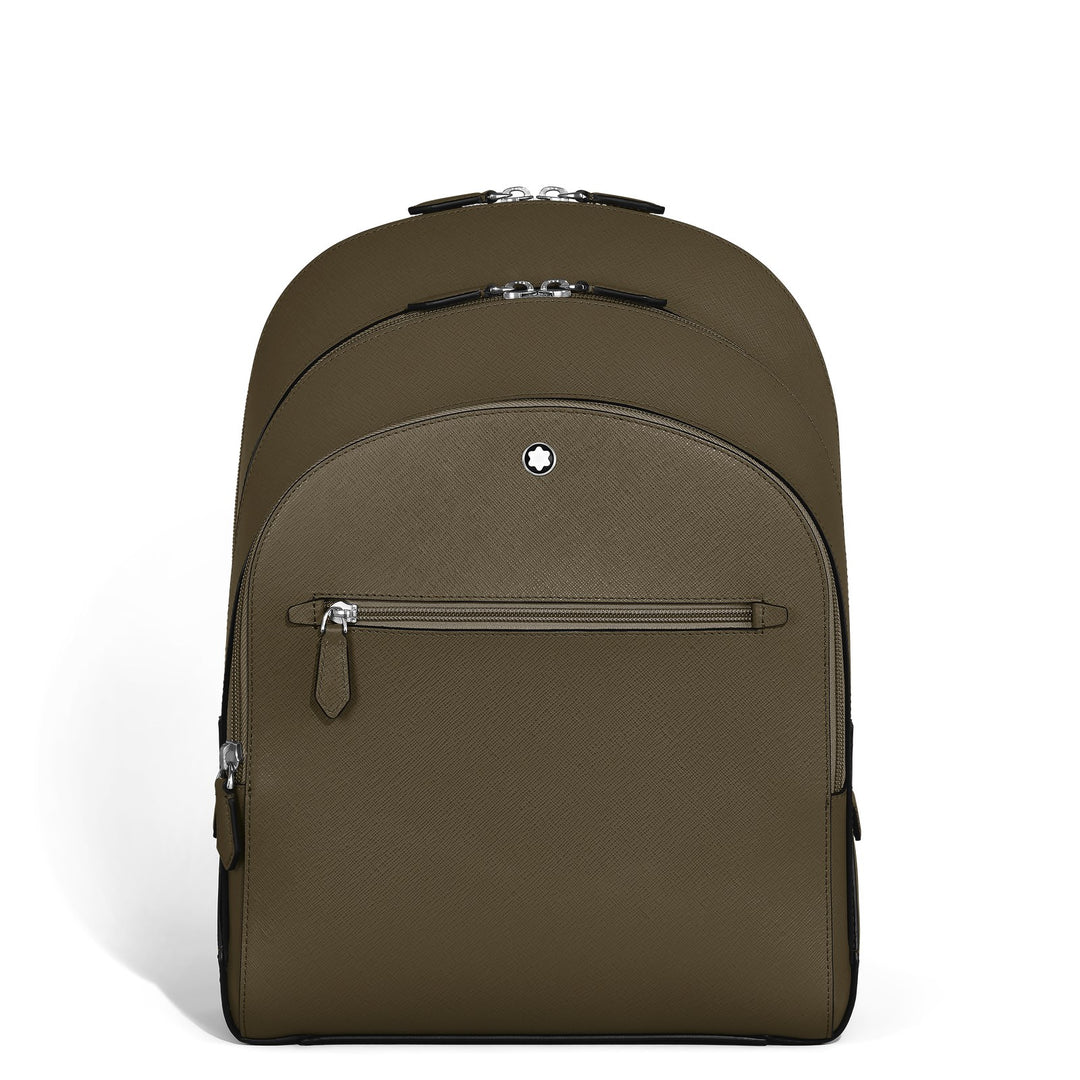 Montblanc Medium Backpack with 3 Compartments in Sartorial Leather MB221542