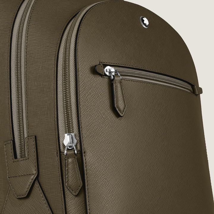 Montblanc Medium Backpack with 3 Compartments in Sartorial Leather MB221542