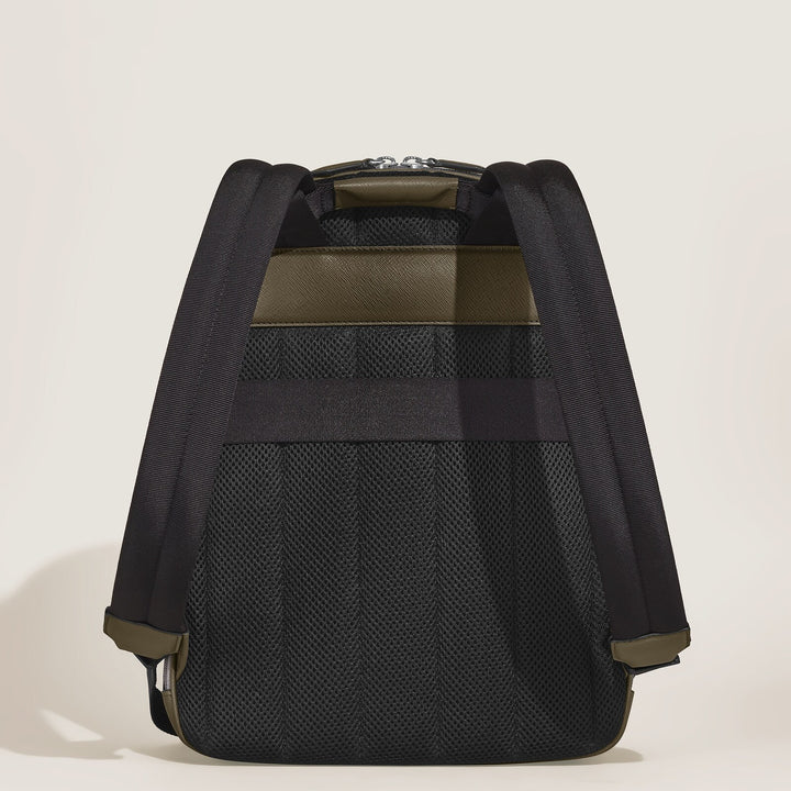 Montblanc Medium Backpack with 3 Compartments in Sartorial Leather MB221542