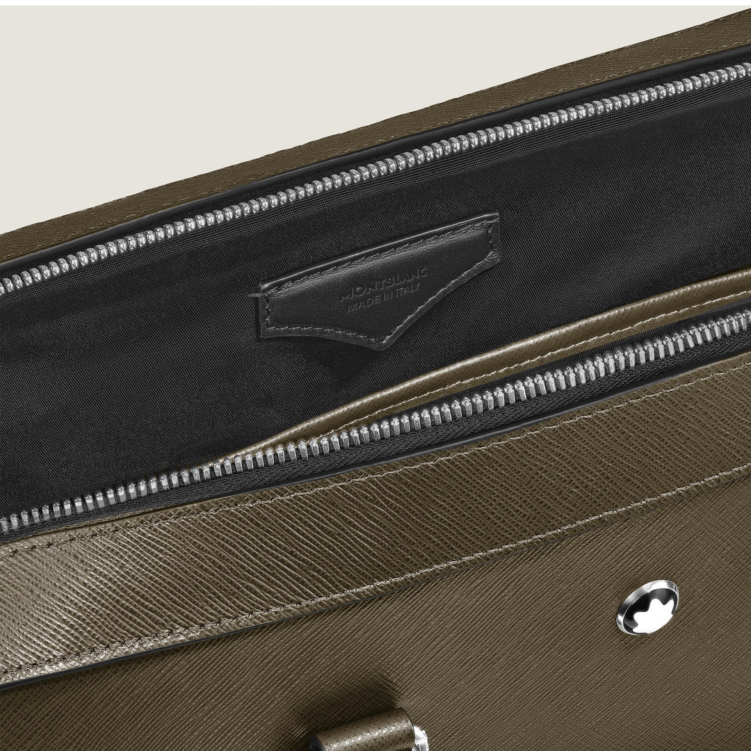 Montblanc Medium Briefcase with Pocket in Sartorial Leather MB221546