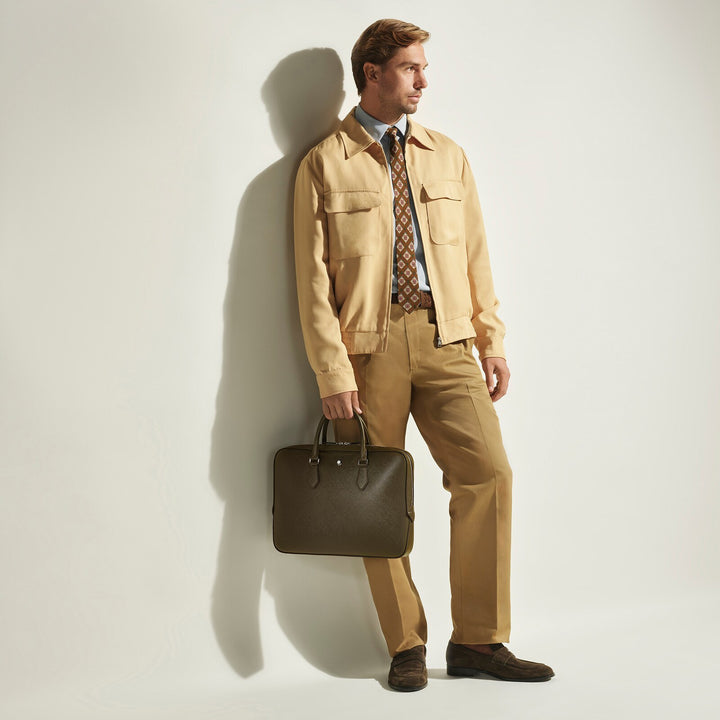 Montblanc Thin Briefcase in Sartorial Leather MB221548