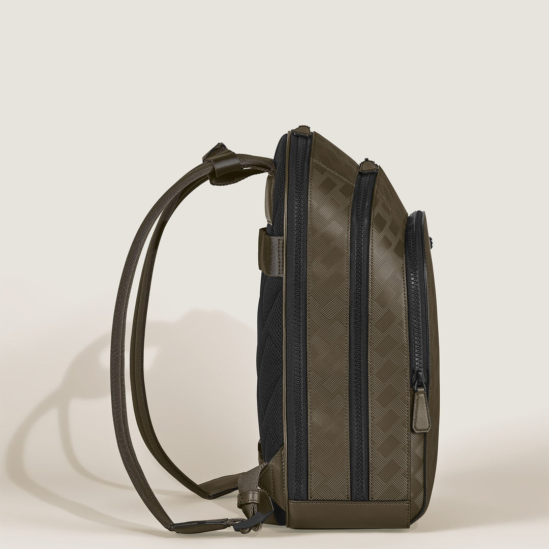 Montblanc Medium Backpack with 3 Compartments in Extreme Leather MB221594