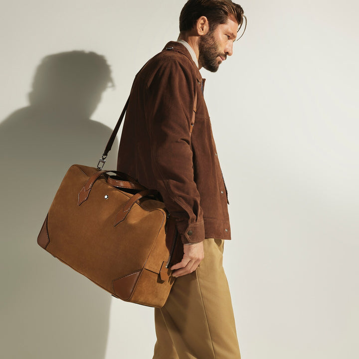 Montblanc Weekender Bag 45 in Suede Leather MB221674