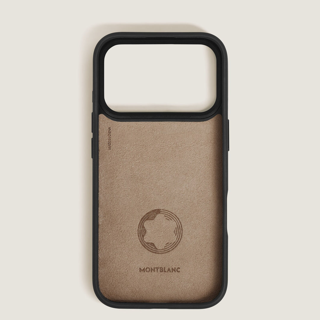 Montblanc Hardshell Case for iPhone 17 Pro in Sartorial Leather MB221714