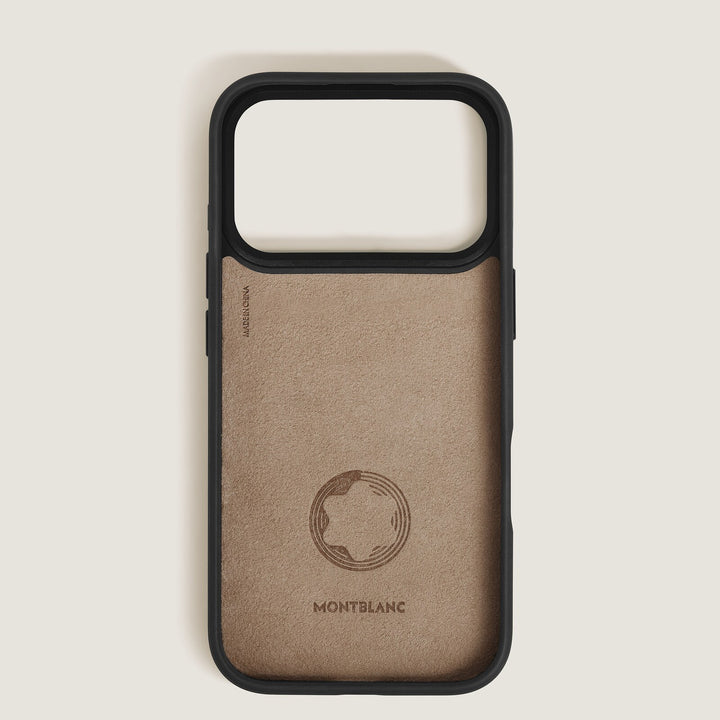 Montblanc Hardshell Case for iPhone 17 Pro in Sartorial Leather MB221714