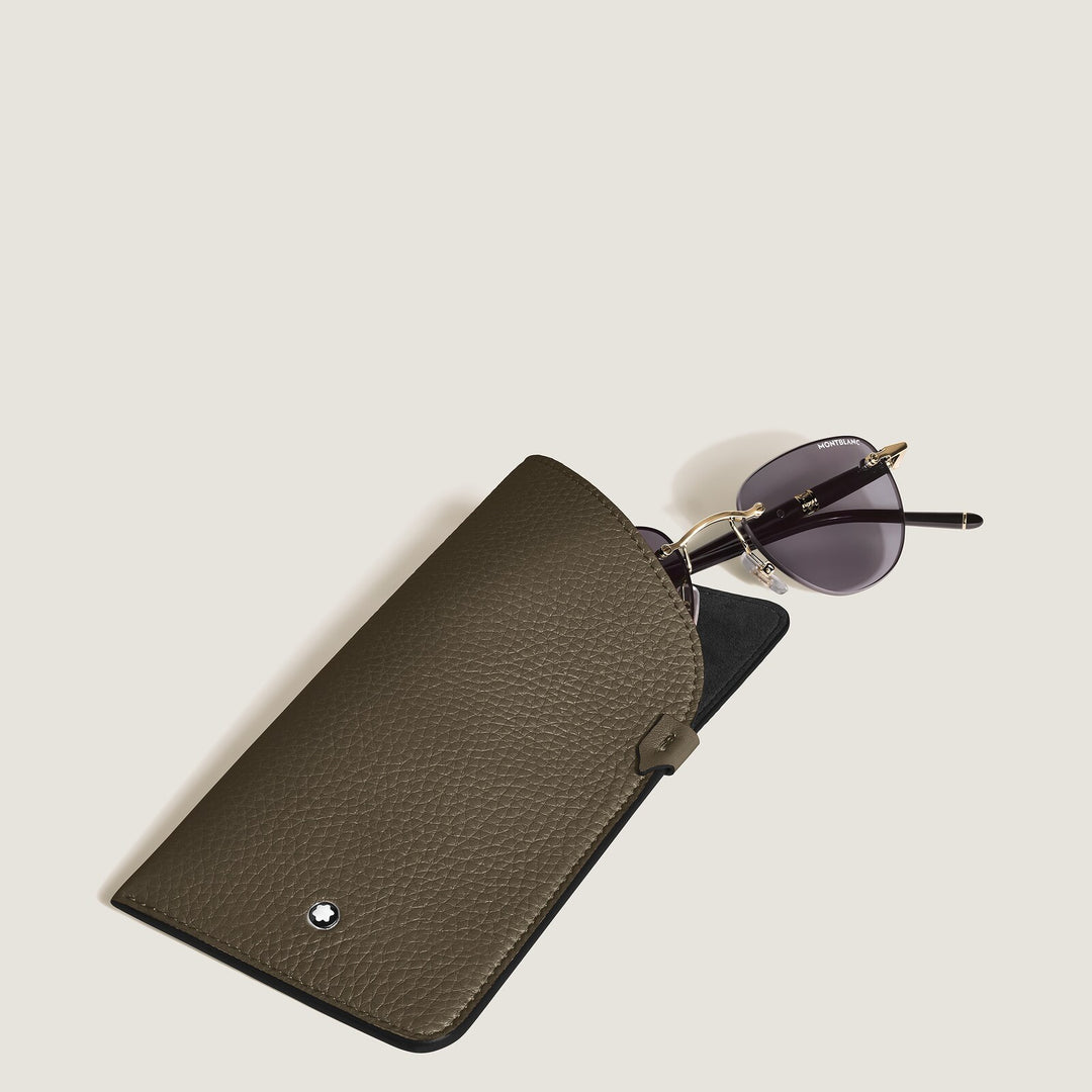 Montblanc Eyewear Pouch in Grain Leather MB221847
