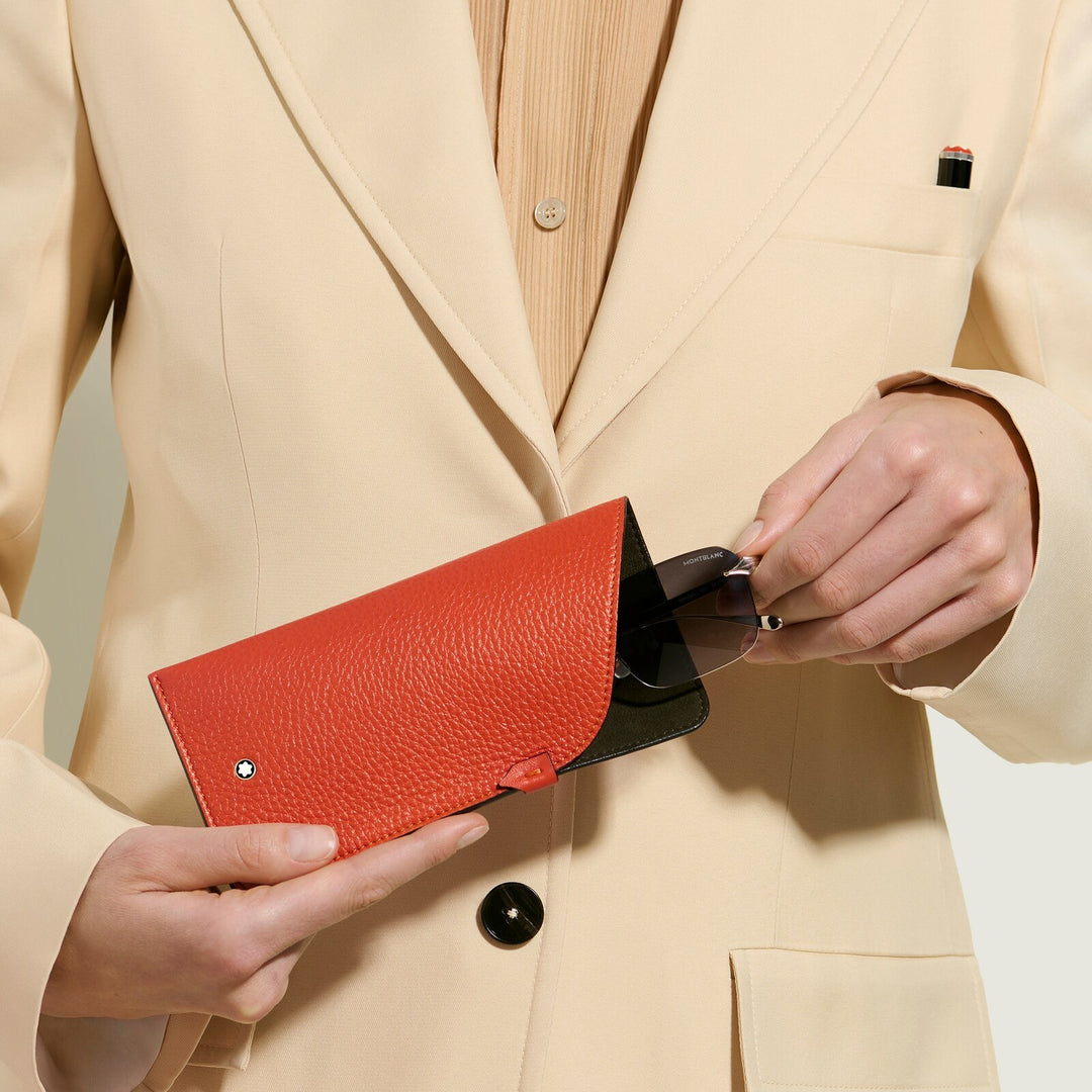 Montblanc Eyewear Pouch in Grain Leather MB221853