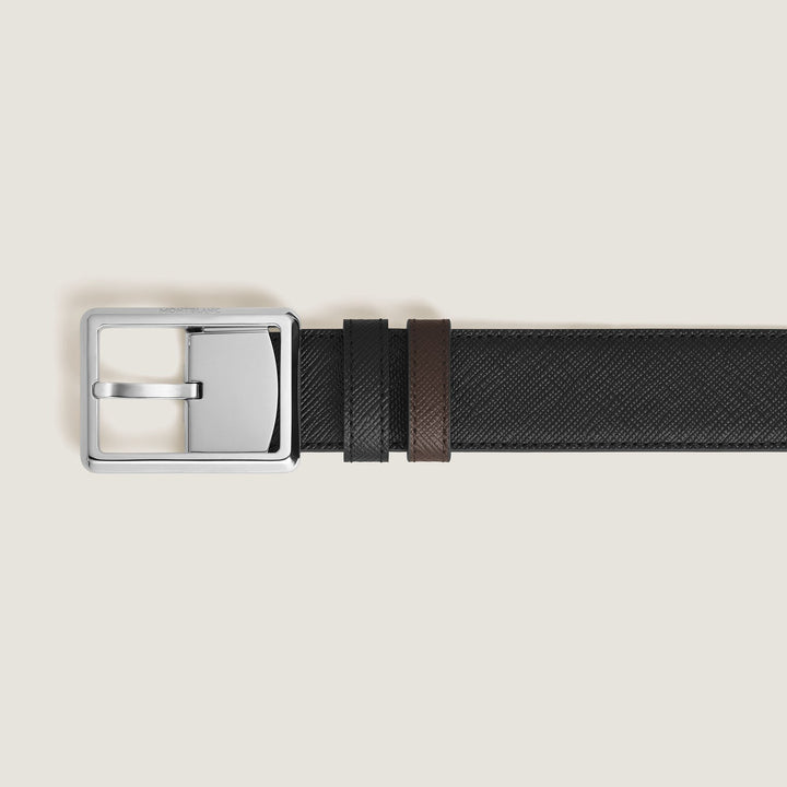 Montblanc Rectangular 30 mm Reversible Belt in Sartorial Leather MB222193