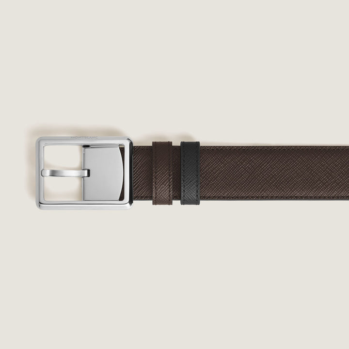 Montblanc Rectangular 30 mm Reversible Belt in Sartorial Leather MB222193